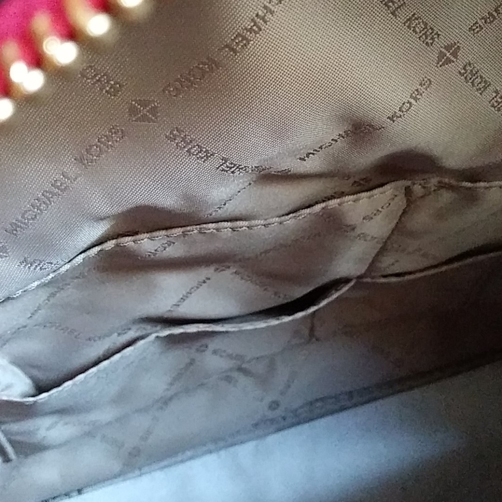 ✨ HP✨ Michael Kors ABBEY *Med* Leather Backpack - Picture 12 of 15